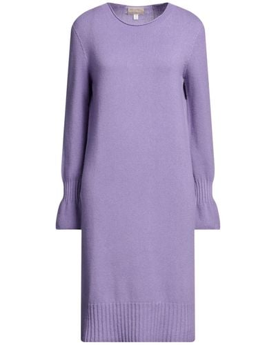 120% Lino Mini Dress - Purple