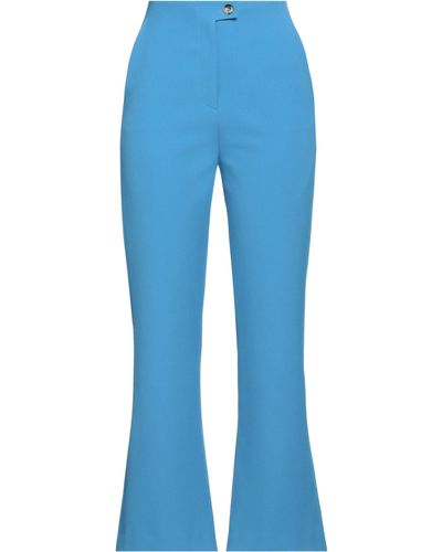 Nanushka Pantalon - Bleu