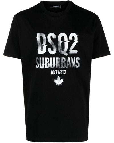 DSquared² Ceresio 9 Cool Fit T Shirt - Negro