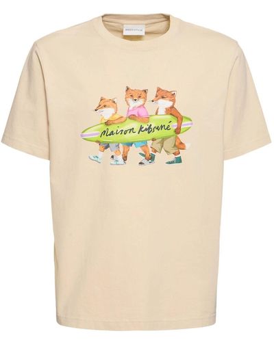 Maison Kitsuné T-shirts - Natur