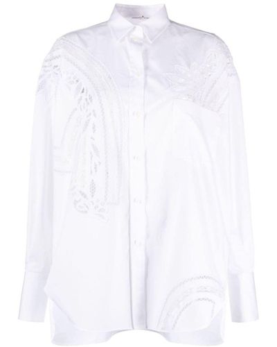 Ermanno Scervino Camisa - Blanco