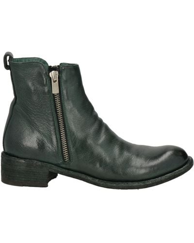 Officine Creative Dark Ankle Boots Leather - Green