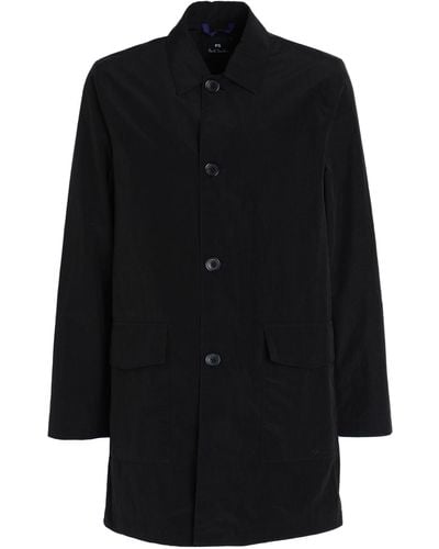 PS by Paul Smith Overcoat - Black