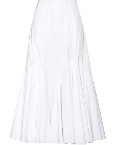 Sportmax Midi Skirt - White