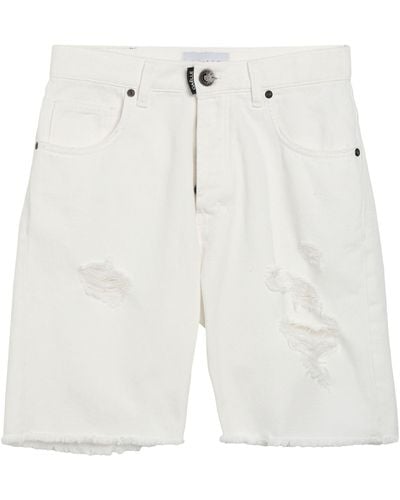 Gaelle Paris Denim Shorts - White