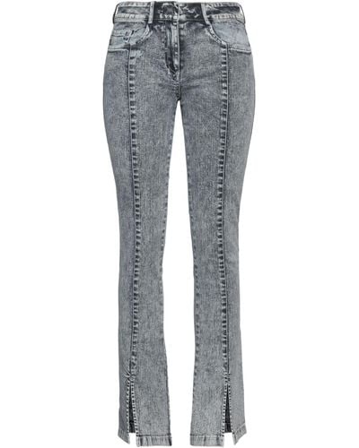 Norma Kamali Pantaloni Jeans - Grigio