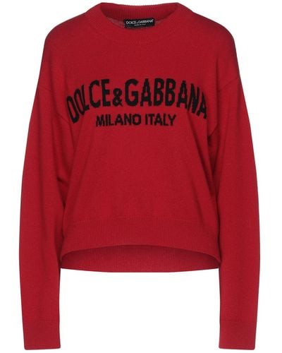 Dolce & Gabbana Pullover - Rosso