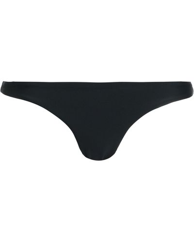 Black Coral Bikini Bottoms & Swim Briefs - Black