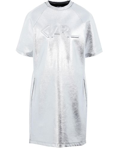 Karl Lagerfeld Short Dress - Metallic