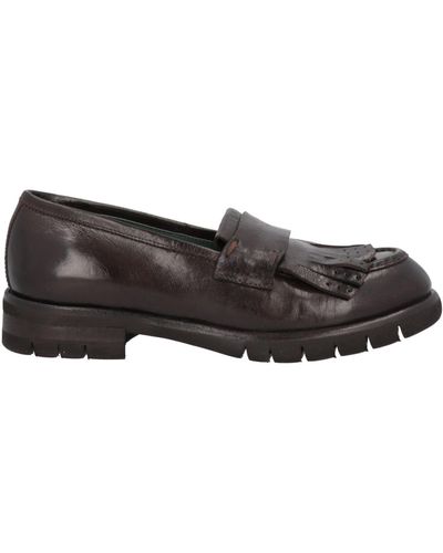 Calpierre Dark Loafers Soft Leather - Grey