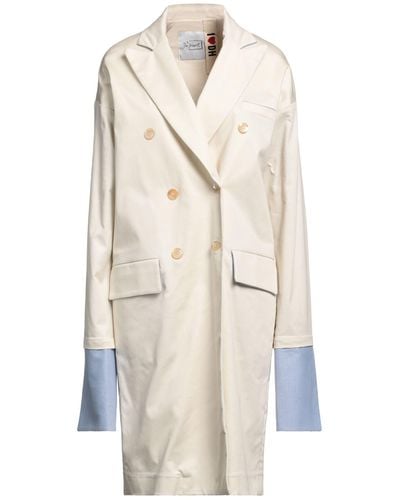 De'Hart Overcoat & Trench Coat - White