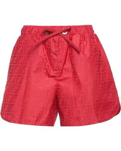 Fendi Shorts & Bermuda Shorts - Red