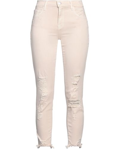 J Brand Light Jeans Cotton, Polyester, Lycra - Natural