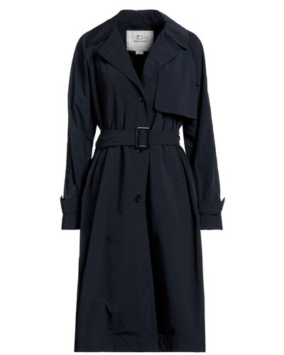 Woolrich Overcoat & Trench Coat - Blue
