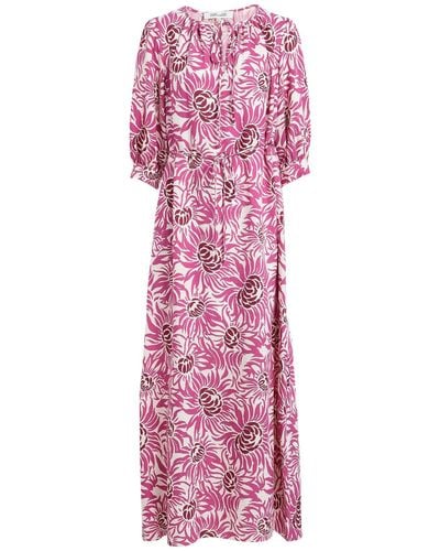 Diane von Furstenberg Robe longue - Rose