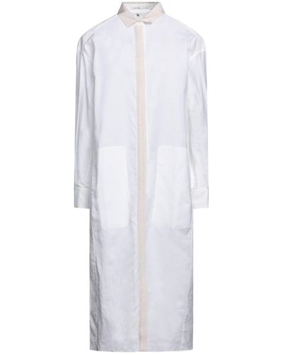 Agnona Midi Dress - White