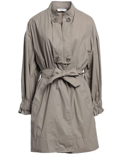 Alpha Studio Overcoat & Trench Coat - Grey