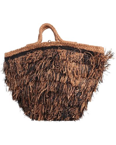MADE FOR A WOMAN Made For A -- Handbag Natural Raffia - Brown