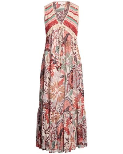 Rene' Derhy Maxi Dress - Red