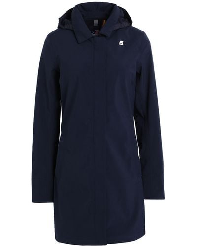 K-Way Manteau long et trench - Bleu