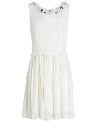 Blugirl Blumarine Short Dress - White