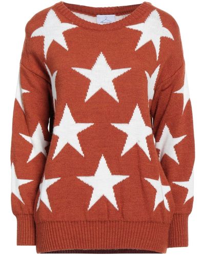 Berna Sweater Acrylic, Wool - Red