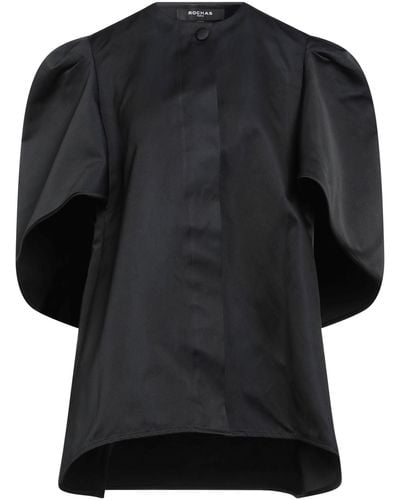 Rochas Overcoat & Trench Coat - Black