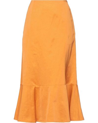 Jil Sander Midi Skirt - Orange