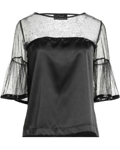 Clips Blouse - Black