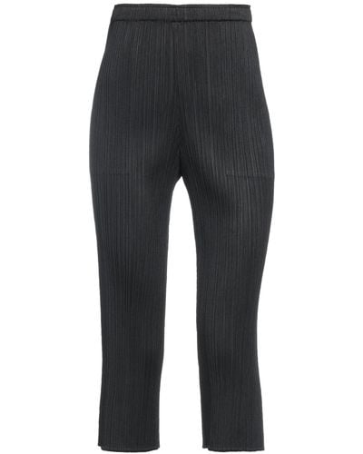 Issey Miyake Cropped Trousers - Grey