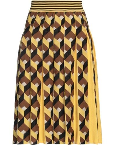 Drumohr Midi Skirt - Yellow