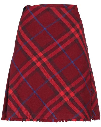 Burberry Mini Skirt - Red