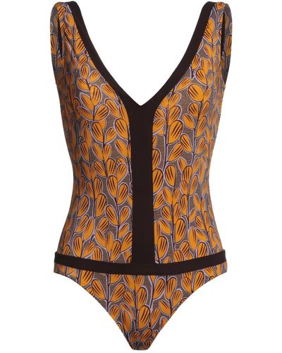 Siyu One-piece Swimsuit - Brown