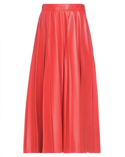 MSGM Midi Skirt - Red