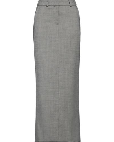 Alessandra Rich Maxi Skirt - Grey