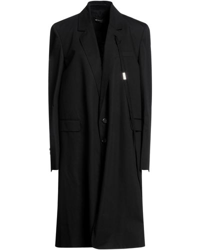 Ann Demeulemeester Lange Jacke - Schwarz