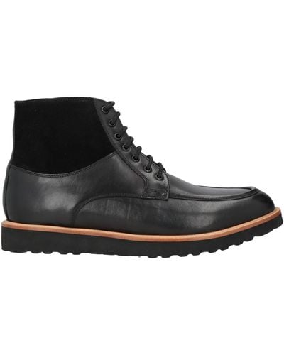 Base London Ankle Boots Leather - Black