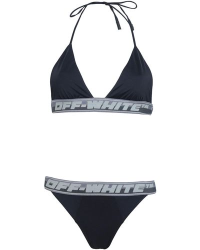 Off-White c/o Virgil Abloh Bikini mit Logo-Band - Schwarz