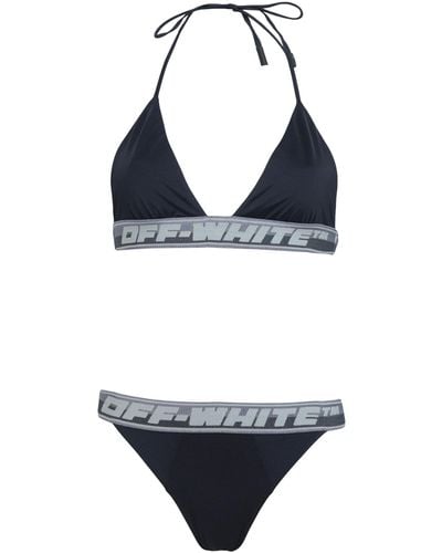 Off-White c/o Virgil Abloh Set bikini con logo - Nero