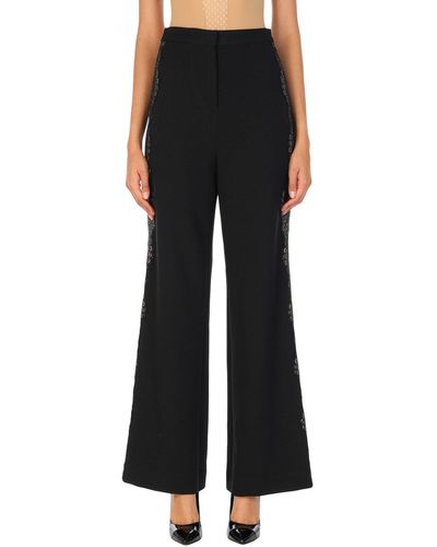 Self-Portrait Trousers - Black