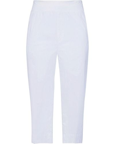 European Culture Cropped Pants - White