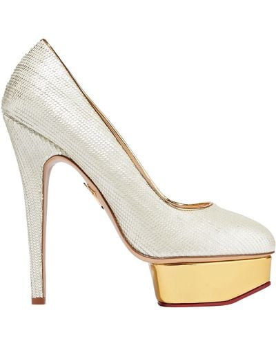Charlotte Olympia Court Shoes - White