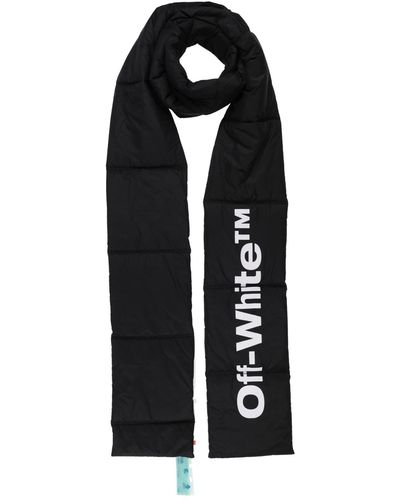 Off-White c/o Virgil Abloh Schal mit Logo-Print - Schwarz