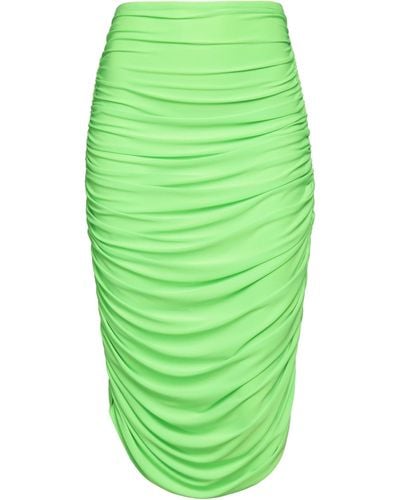 Norma Kamali Midi Skirt - Green