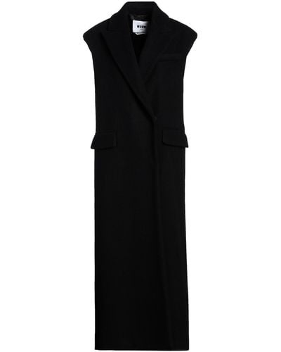 MSGM Coat Virgin Wool, Polyamide - Black