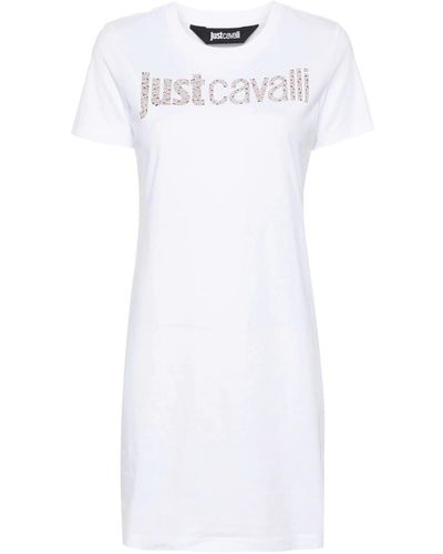 Just Cavalli Mini-Kleid - Weiß