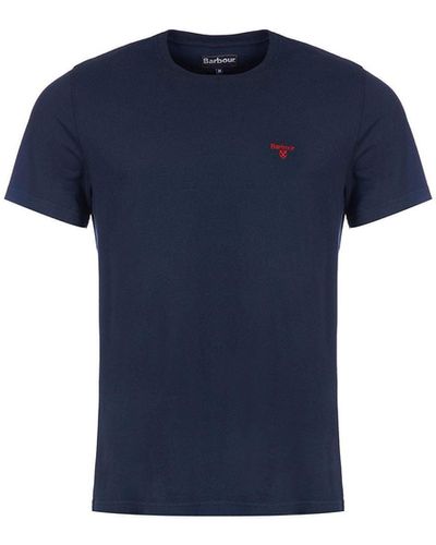 Barbour T-shirts - Blau