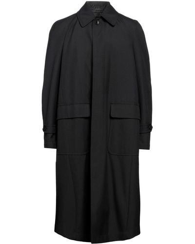 Lardini Overcoat & Trench Coat - Black