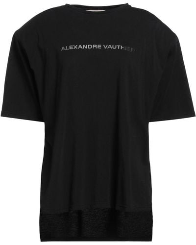 Alexandre Vauthier Camiseta - Negro