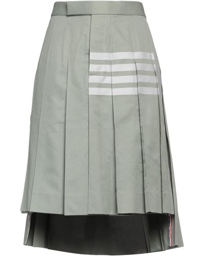 Thom Browne Midi Skirt - Gray